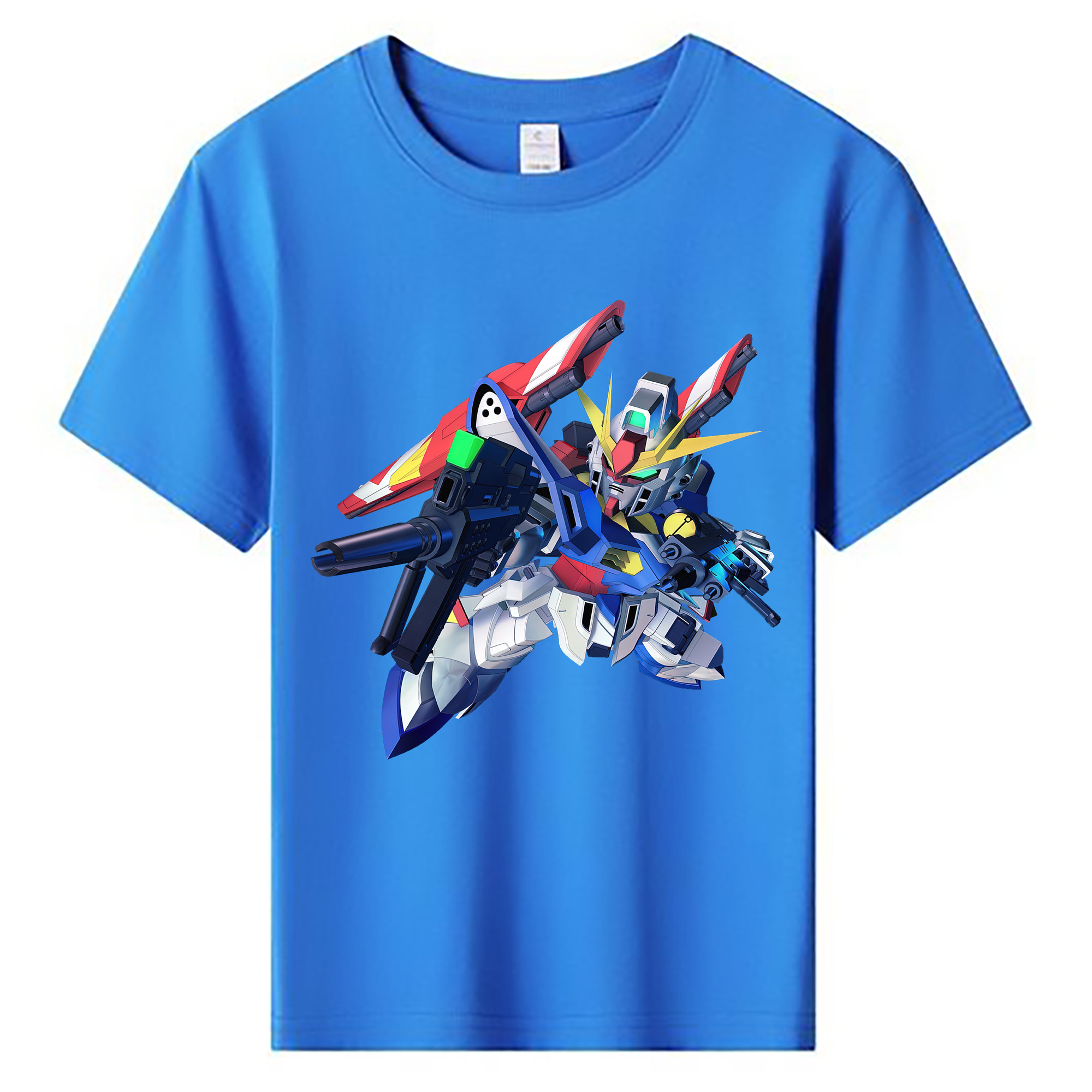 （画像用） 機動戦士ガンダム Mobile Suit Gundam 綿100％キッズTシャツ（フロントプリント）